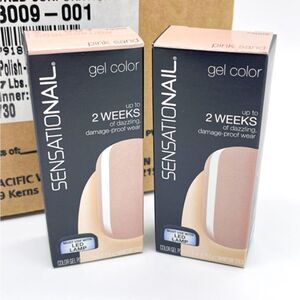2pk SensationNail Gel Color - Pink Sand